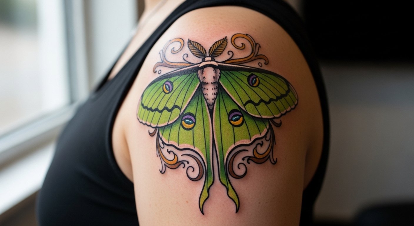 27 Unique Traditional Moth Tattoo Designs That Stand Out