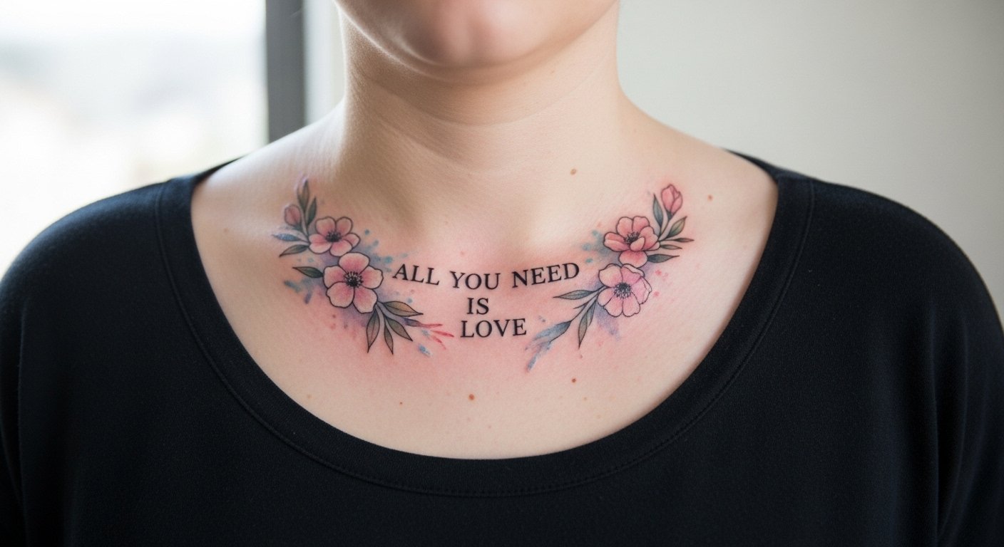 27 Aesthetic All We Need Is Love Tattoo Ideas