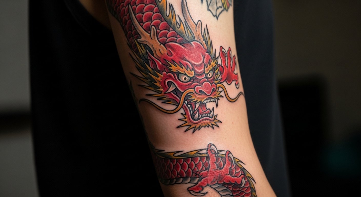 21 Black And Red Tattoo Inspiration That Pops